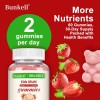 Bunkell Children's Vitamins 60 Gummies - Immune and Bone Health,