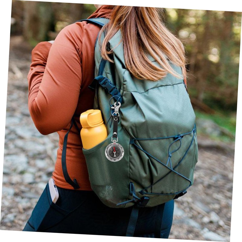 WHAMVOX Climbing Tool Compass Keyring Portable Digital Compass Outdoor Accessory