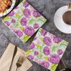 60 Pack 6.5 x 6.5 Inches Floral Paper Napkins for