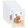 Langdon House 4x6 Picture Frames (White, 6 Pack), Contemporary Frame