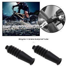 OTOTEC 10 Stück Mountainbike-V-Bremskabel-Gummi-Kofferraum-Schutzabdeckung für Fahrrad, V-Bremse, Kabel, Nudelstiefel, Staubschutz