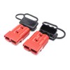 X-Haibei Pair 175 amp 1/0 Gauge Battery Quick Connector Red,