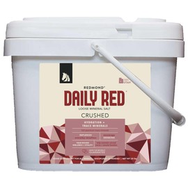 REDMOND REDMOND Rock Crushed Loose Mineral Salt Electrolyte Supplement for Horses (25 LBS)