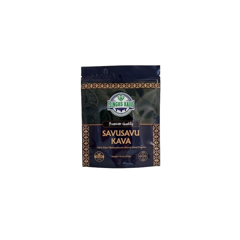 SINGHS Premium Quality Noble Fiji Kava - SAVUSAVU KAVA (16oz)