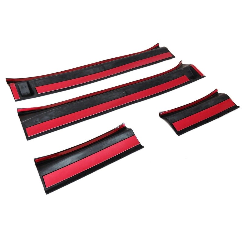 YEBOOCA Door Sill Guards Kit fits 2018-2026 Wrangler JL JLU,