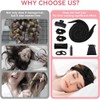 Rizadores de Cabello Sin Calor, 9 Pcs, Kit de Ondas