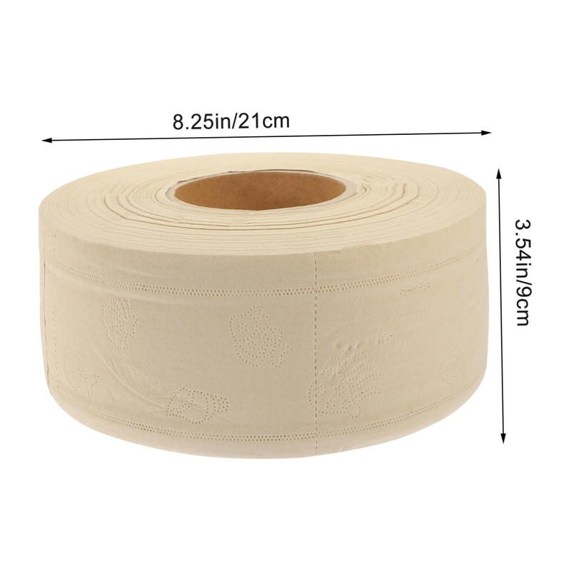Mobestech Soft Absorbent Wood Pulp Toilet Rolls Large Rolls for
