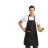 DUSKCOVE 12 Pack Plain Bib Aprons with 2 Pockets -