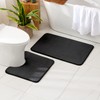 MIULEE Non Slip Toilet Mat Pedestal Mat for Toilet WC