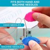 XINCHENG 10 Pieces Needle Threader, Plastic Sewing Needle Threader, Oval