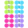 KISEER 12 Pack Colorful Contact Lens Case Box Holder Container