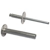 3/16" DIA X .687-.875 GRIP RANGE - ALUMINUM RIVET/STEEL MANDREL/ALUMINUM