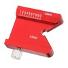 Aluminum Alloy Center Scribe Gauge, Compact and Portable Mini Small