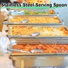 Solid and Slotted Spoons Set 12.7 Inch Stainless Steel Cooking