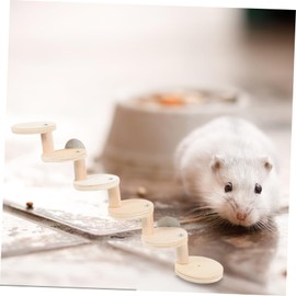 Beavorty Wooden Ladder Toy for Guinea Pigs Hamsters and Small Pets Climbing Hideaway