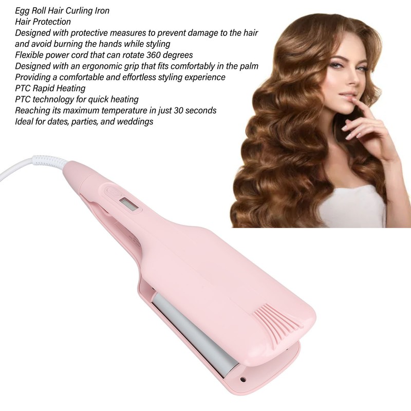 Triple Flow Egg Roll Hair Waver 70W Intelligent Temperature Control