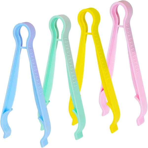 Aswewamt 4 Pcs Baby Bottle Tongs, Multifunction Bottle Tongs Non-slip
