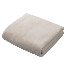 CBJAPAN Carari Premium Bath Towel, 5.9x Water Absorbency Microfiber, Beige, 1 Towel, Quick Dry (Absorbs Water in the Fiber Gaps), Marshmallow Texture, Fluffy, 23.6 x 47.2 inches (60 x 120 cm)