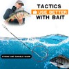 SEAOWL Circle Hooks Rigs,Steel Catfish Hook Rig,Octopus Fishing Hook with