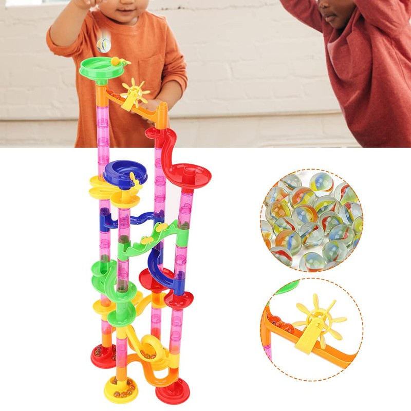 Track Marble Toy, Track Blocks Marble Softly Rounded Edges Develop