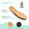 biped 2 Pairs of Premium Leather Insoles with Activated Carbon