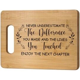 Retirement Gifts for Men Women,Farewell Gifts for Coworkers,Coworker Leaving Gifts for Women,Goodbye Gifts for Colleague Retired Teacher Leader,Going Away Gifts for Friends,Retired Gifts Cutting Board