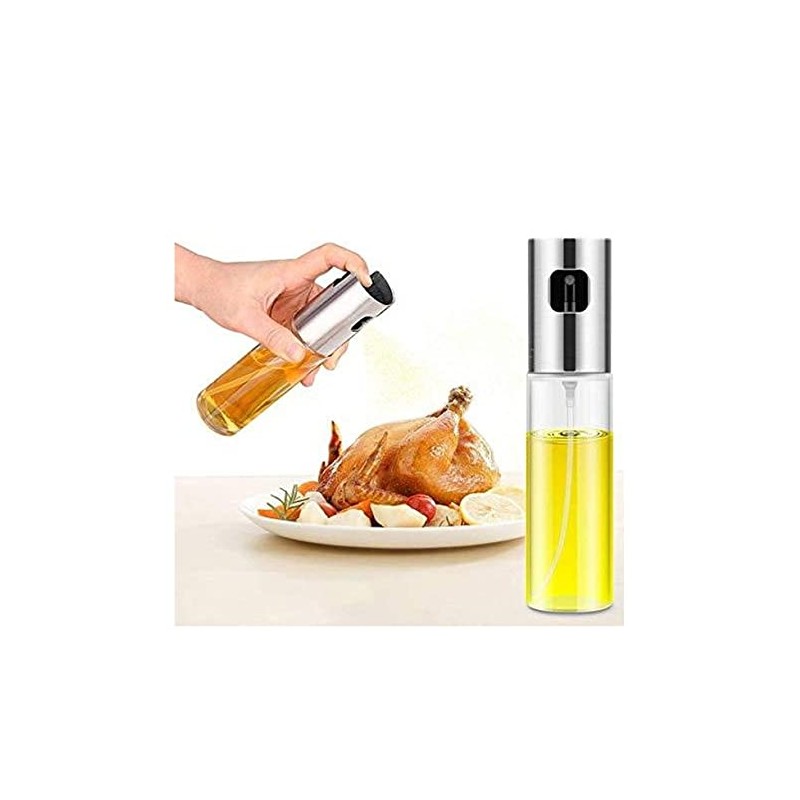 KOKSI Refillable Oil Sprayer Bottle for Cooking, Baking, BBQ, Salad,