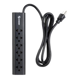 STEREN 905-210 Tira De 6 Multicontactos Americano/Europeo 70J, 1.7 m