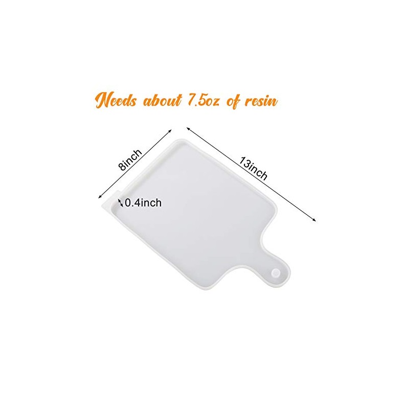 Moldes de bandeja de resina de silicona LET'S RESIN, moldes