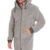 Mens OneZee Snuggle Fleece Onesie 31B1482 Grey L-XL