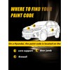 (W8/WW8) Quartz White Pearl Tricoat Touch Up Paint Compatible with