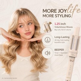PRITECH Automatic Rotating Curling Iron - Effortless Curls for All