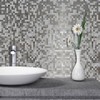 XUANINY Self-Adhesive Metal Backsplash, Peel and Stick Tile for Kitchen
