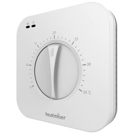 Heatmiser DS1 V2 Central Heating Thermostat for Simple Dial Control for Boiler & Heat Pump Heating Controls Kudos-Trading UK Next Working Day Prime delivery.