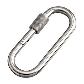 水本 Stainless putikarabina (with Chain) Wire Diameter 5 mm Length 57 mm 19.b2107.001 