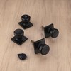NCSEN Black Interior Door Knobs for Hall & Closet, Pismo