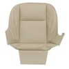 NLQR Front Driver Bottom Replacement Seat Cover Ivory Microfiber Leather