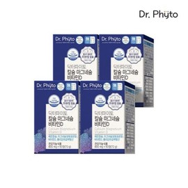 닥터파이토 칼슘 마그네슘 비타민D 폴리감마글루탐산 3+1박스 Dr. Phyto Calcium Magnesium Vitamin D Poly-gamma Glutamic Acid 3+1 Box