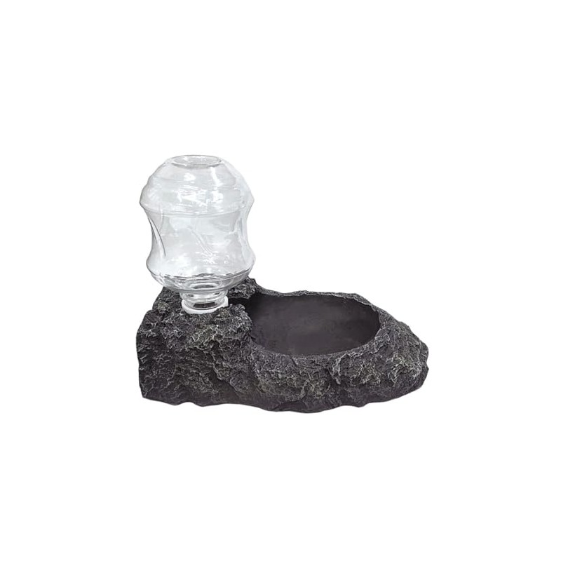 Vivaria Bottle Dish Black Reptile Amphibian