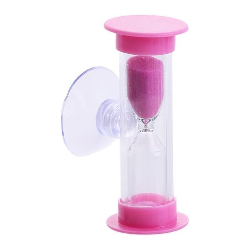 Pink 2 Minute Plastic Sand Timer Hourglass Sand Clock with