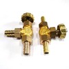 Elbow Brass Needle Valve for Gas/Air/Lpg Brass Hose Regulating Gate