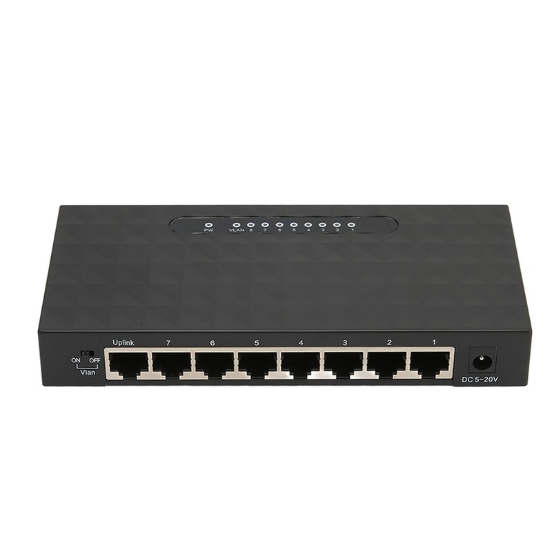 Network Switch Gigabit 1000Mps 8 Ports Self Adaptive Switch Ethernet
