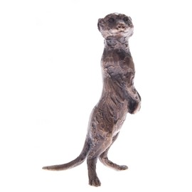 Butler & Peach - Solid Bronze Miniature Meerkat Standing