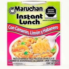 Pack 12 Sopas Maruchan Camarón Con Limon Y Chile Habanero De