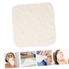 Baluue 6pcs Bamboo Fiber Face Washcloths Reusable Gentle Towels for