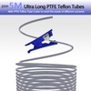 Translucent Gray PTFE Tube Kit, 2.5mm ID×4mm OD, 5M/16.4ft, Compatible