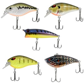 Chubbs Lures Pro Bass Multi-Depth 5 Crankbait Assortment | Bass Fishing Lures