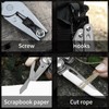 Multitool Pliers and Scissors, 13 in 1 Stainless Steel Portable