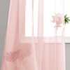 DWCN Voile Curtains with Ruffle Tape, Linen Look, 2 Pieces,