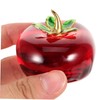 Cabilock 2pcs Primitive Fall Decor Crystal Fruit Ornament Home Fruit